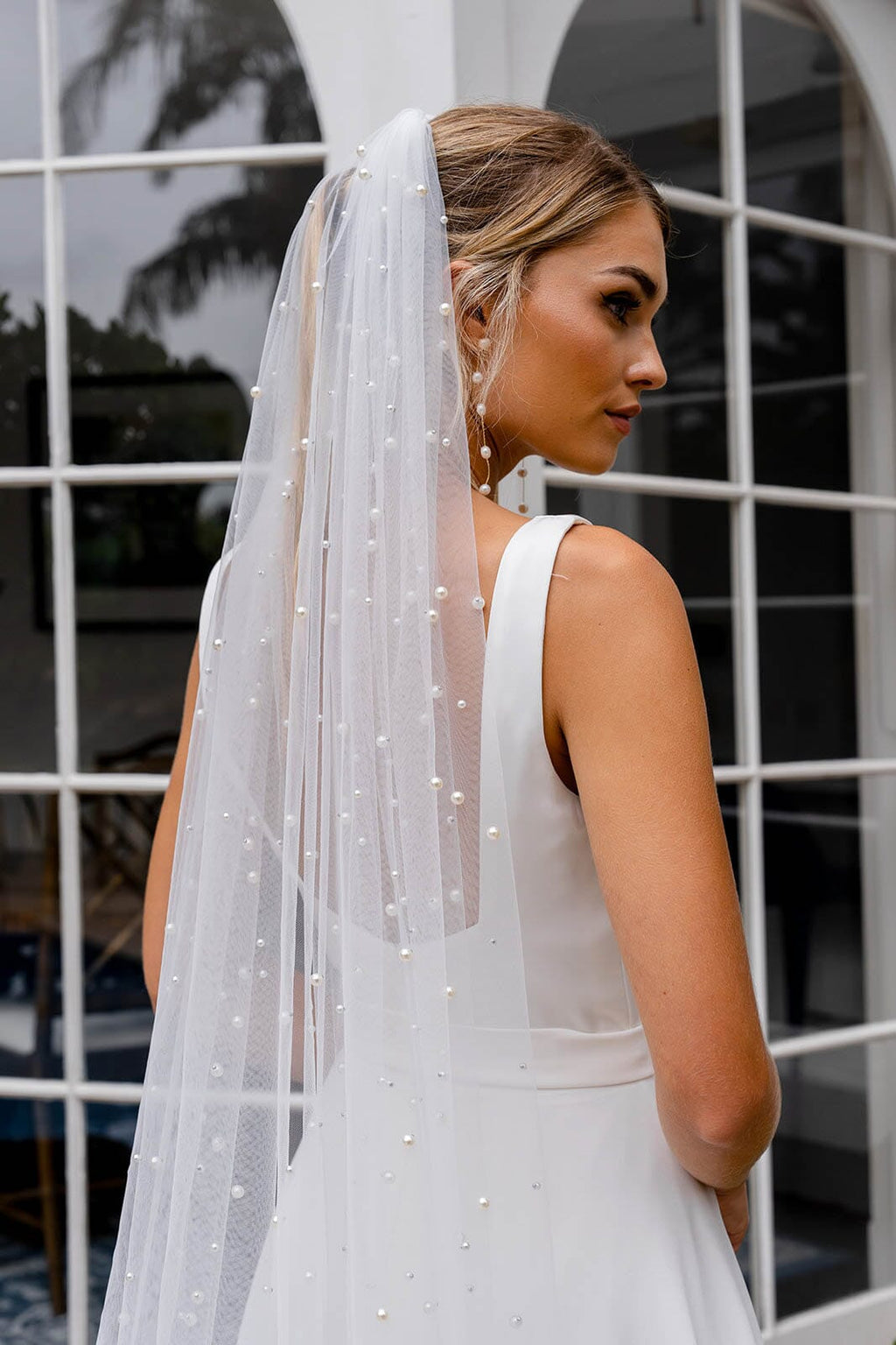 Bridal Pearl factory Veil