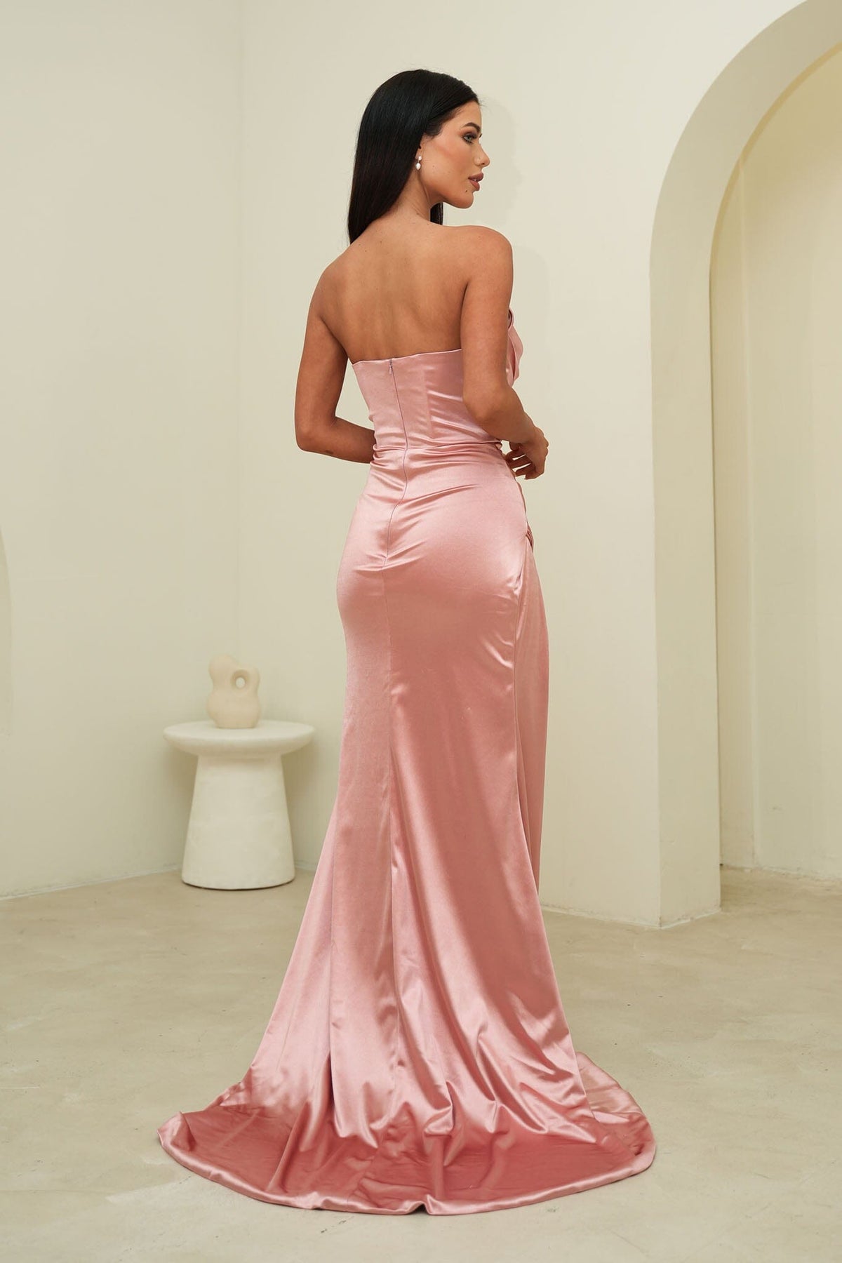 Shop Formal Dress - Martina Gown - Blush fifth image