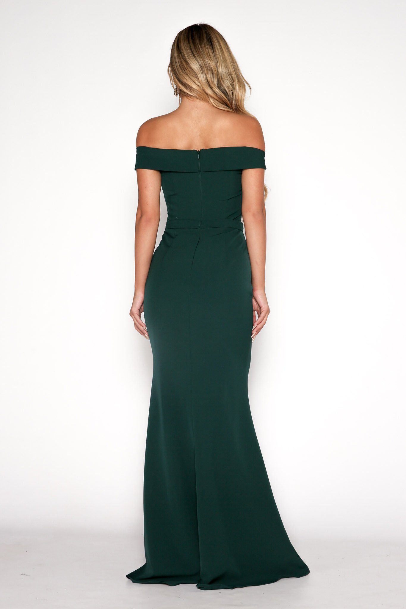 Alyssa Maxi Dress Dark Green Noodz Boutique