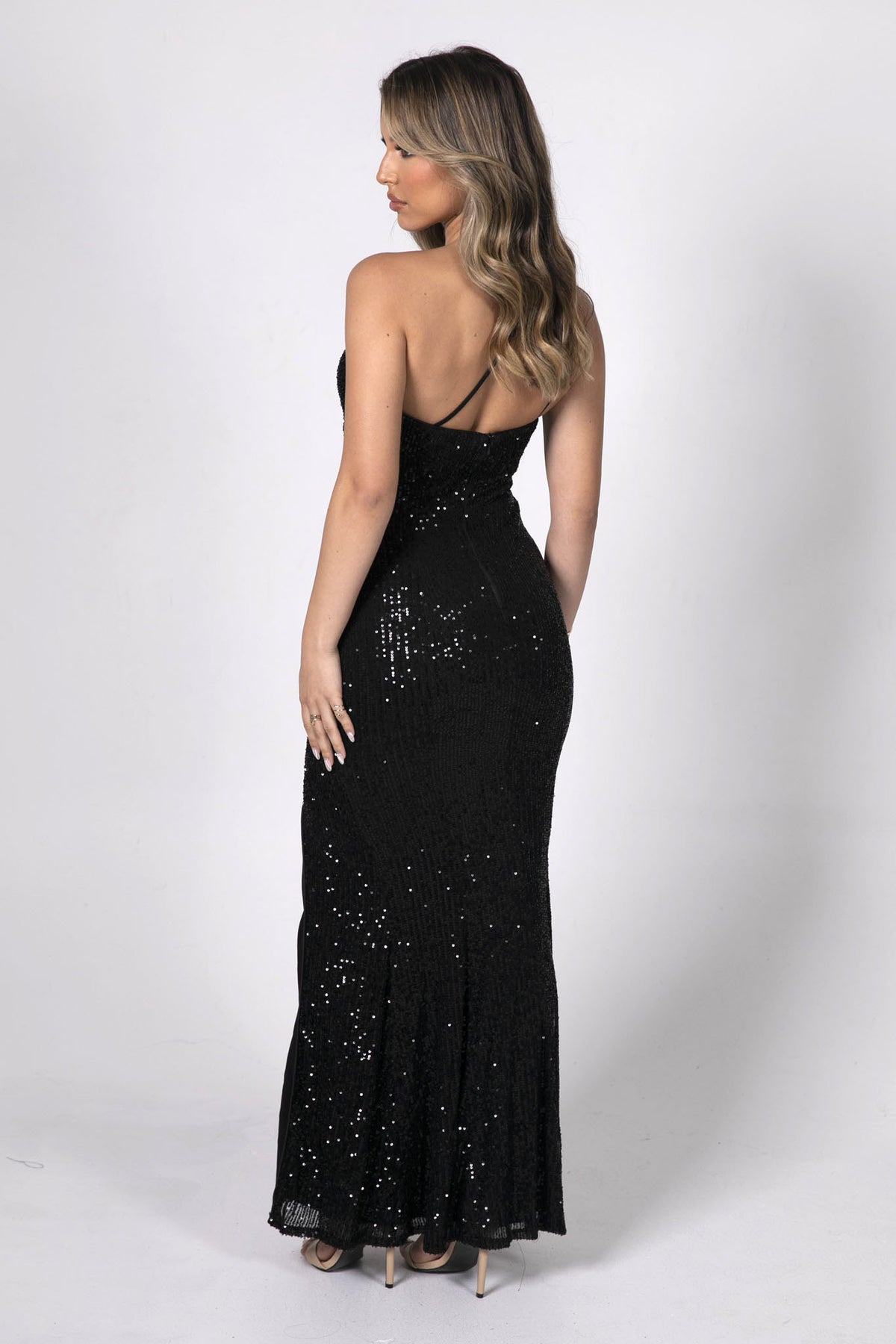 CALI Sequin Maxi Dress - Black – Noodz Boutique