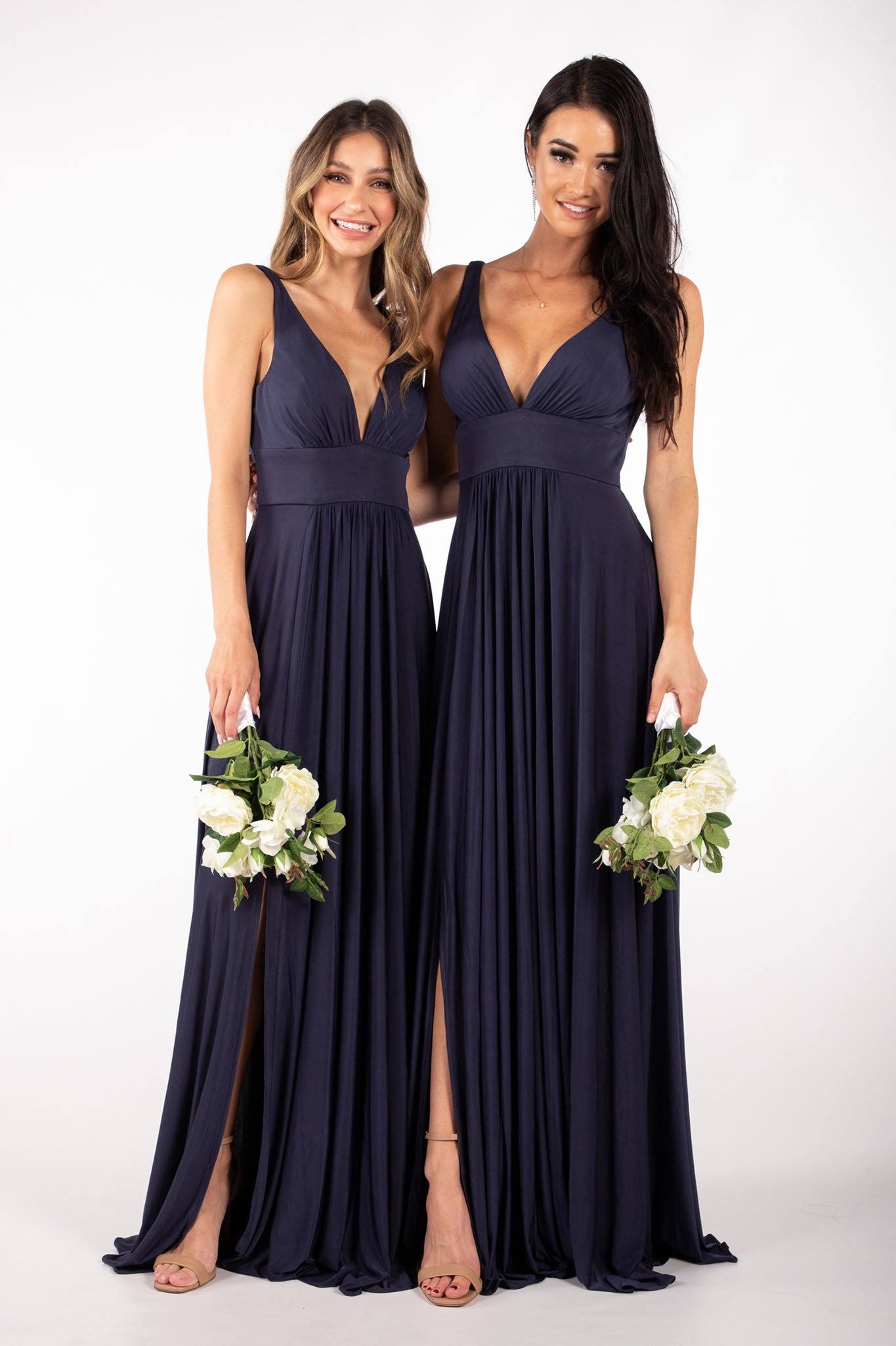 CATALINA A Line Maxi Dress Navy Noodz Boutique