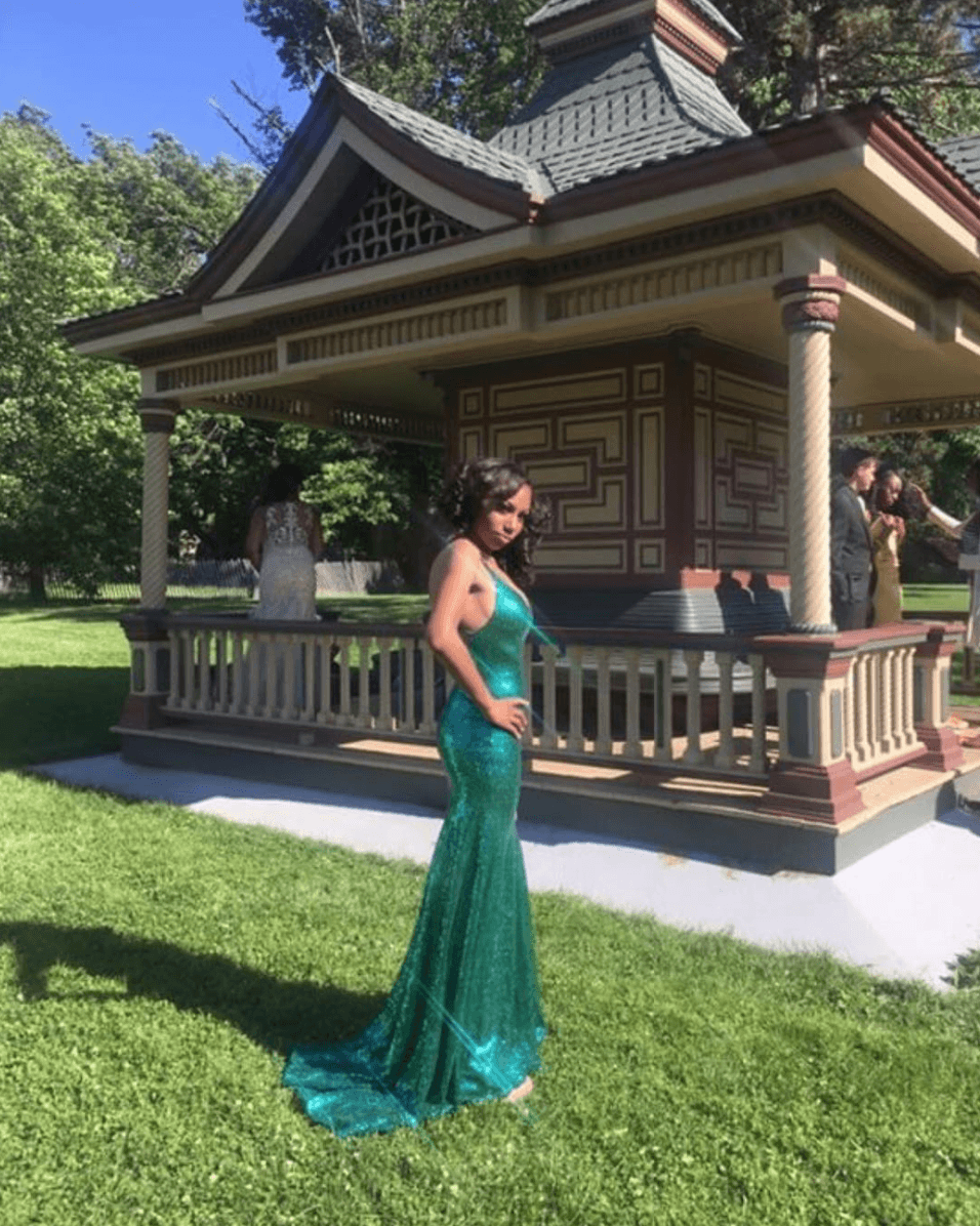 Estelle Gown Emerald Green M L Clearance Sale Noodz Boutique