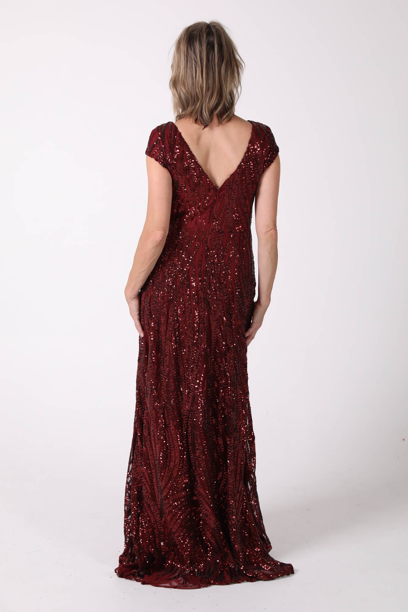 Wine sequin bridesmaid on sale dresses