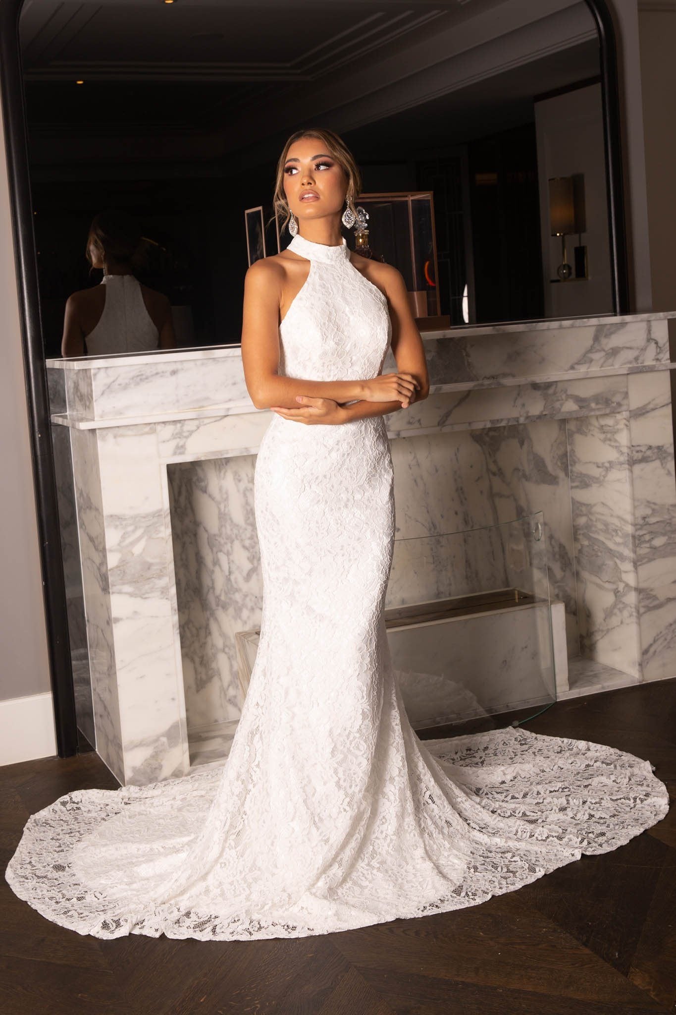 Lace white sale gown